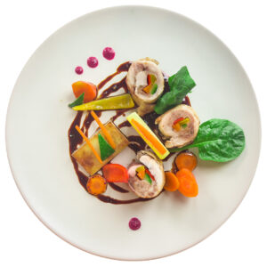 Stuffed spring chicken