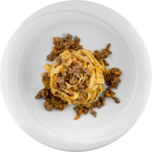 Fresh homemade tagliatelle with Tuscan beef ragù