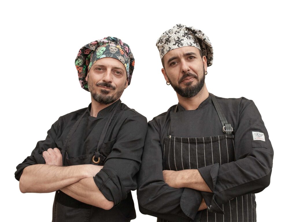Foho’s chefs Antonio Sventurati and Saverio Bandinelli side by side